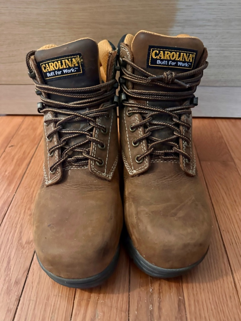 Sz 8m Carolina Butch Waterproof Composite Broad Toe leather CA1620 work boot